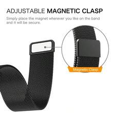 Correa de reloj de metal Milanese para Redmi Watch 5 Active/5 Lite, correa de repuesto de acero inoxidable, pulsera de muñeca de alta belleza y practicidad - Multicolor - Ver 4