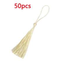 50 chiếc/gói, tua rua 13cm, thích hợp để may phụ kiện rèm cửa, trang trí đám cưới DIY. - 50 tua rua - Xem 8