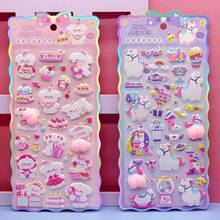 可爱3D泡泡贴纸套装，泰迪熊和熊猫立体贴纸，适用于水瓶和笔记本电脑 - 彩色 - 查看 5