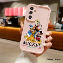 Ốp điện thoại MINISO Disney Mickey và những người bạn bằng nhựa TPU, thiết kế hoạt hình cổ điển, tương thích với Samsung S26 Ultra/S26 Edge/S26 Plus/S26/S25 Ultra/S25 Plus/S25/S25FE/S25Edge/S24Ultra/S24Plus/S24/S24FE/S23FE/S23Ultra/S23Plus/S23/S22Ultra/S22Plus/S22/S21Ultra/S21Plus/S21/A15/A16/A17/A23/A24/A25/A26/A33/A34/A35/A36/A52/A53/A54/A55/A56/A71/A72/A73, quà Giáng sinh cho bạn gái. - Hồng - Xem 6