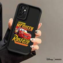 Ốp điện thoại MINISO Disney Cars Lightning McQueen Rastar-Eats bằng nhựa TPU, thiết kế xe đua cổ điển, phù hợp với Samsung S26 Ultra/S26 Edge/S26 Plus/S26/S25 Ultra/S25 Plus/S25/S25FE/S25Edge/S24Ultra/S24Plus/S24/S24FE/S23FE/S23Ultra/S23Plus/S23/S22Ultra/S22Plus/S22/S21Ultra/S21Plus/S21/A15/A16/A17/A23/A24/A25/A26/A33/A34/A35/A36/A52/A53/A54/A55/A56/A71/A72/A73, quà tặng Giáng sinh - Hồng - Xem 2