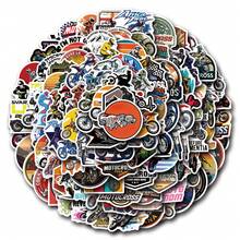 110张越野摩托车贴纸，美观实用，可用于剪贴簿、日记、笔记本电脑、保险杠、滑板、水瓶、电脑、手机、贺卡、相册、家具等。 - 查看 11