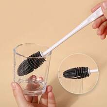 Long Handle Silicone Cup Brush, Cleaning Brush For Cups, Bottles, Glasses, No Dead Angle, Household - Silicone Cup Brush - View 1