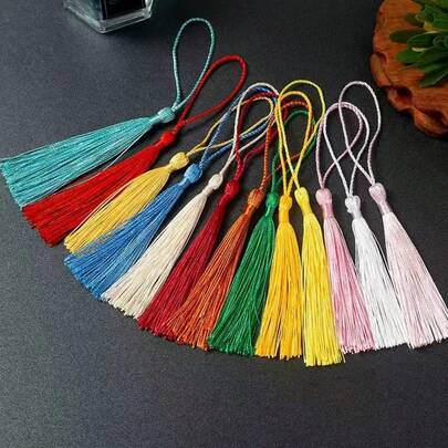 50 piezas/Paquete Flecos de 13cm, Adecuado para accesorios de costura de cortinas, decoración de boda DIY