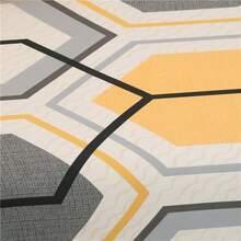 1 tấm bọc ghế sofa in họa tiết, chất liệu sợi polyester co giãn, kiểu dáng tối giản, dệt kim mềm mại như lụa sữa, phù hợp cho mọi mùa. - Màu vàng - Xem 7