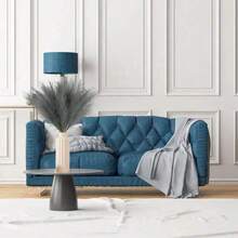 5 pièces de pampas artificiels, plantes artificielles, décoration de style bohème, décoration de maison, décoration de chambre, remplisseurs de vase, décoration de mariage, décoration de Noël, décoration de printemps, décoration de table à manger, centre de table, fleurs en plastique, décoration d'automne - Multicolore - Voir 6