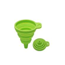 1pc Foldable Silicone Funnel, Universal Automotive Engine Oil Changing Funnel, Retractable Flexible Liquid Pouring Funnel - one-size - View 13