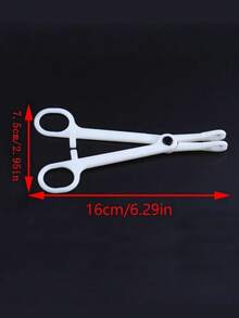 1件一次性消毒穿刺钳工具，包含塑料镊子、三角形定位夹（用于身体穿刺）、独立包装密封，配有圆形夹和针夹，适用于纹身和穿刺。 - 彩色 - 查看 4