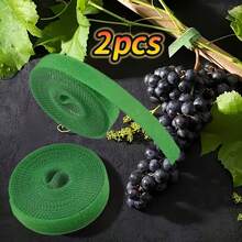 2pcs Green Plant Ties, Specially Designed For Fixing Climbing Plants, Cables And Bundling Items. Reusable Plant Fixing Straps - A - View 3