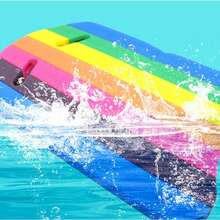 1件套踢水板 - 儿童及成人游泳板，泳池漂浮护罩，腿部踢水水上训练辅助器材，水上活动管理，适合初学者泳池练习、海滩、湖泊、夏令营等场合使用。 - A - 查看 11
