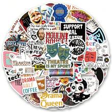 61PCS Theatre Stickers, Holiday Party Stickers, Adult Games Treats Classroom Crafts Favors Gifts Use Cups, Paper-Cut Window Decorations, Cars Laptop Water Bottle Cell Phone Skateboard Luggage - View 2