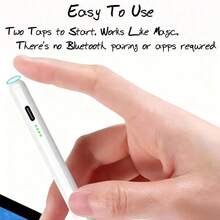 兼容 iPad 和 Apple Pencil 的触控笔，适用于 2018-2024 年发布的 Apple 产品，配备 120 mAh 锂离子电池，支持快速充电、防误触和倾斜感应，兼容 Apple Pencil，兼容 iPad 第 10/9/8/7/6 代、iPad Pro 11/12.9/13 英寸（M4）、iPad Air 3/4/5/M2、iPad mini 5/6（不具备磁吸充电功能）。 - 彩色 - 查看 6