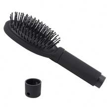 1. 伪装发梳，可隐藏金钱、现金、珠宝和其他贵重物品，秘密储物盒，发梳盒，可隐藏钻石和钥匙。 - 黑色 - 查看 4