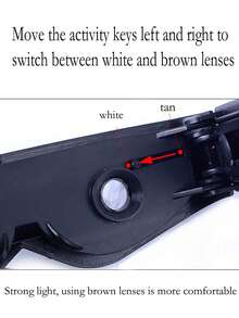1pc Fishing Binoculars Headband Magnifier, High Definition Zoom Lens, Suitable For Concerts - Multicolor - View 4