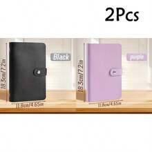 1Pc/2Pcs 2026 New Style Banknote Storage Album, Made Of PU, Can Hold 100 Banknotes, Comes With Banknote Photo, Stamp, Bank Card Storage Album 1pc A6 Extra Large Capacity Cash Storage Book, Includes 50 Best Gifts, Suitable For Various Holidays - Savings Book - View 24