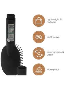 1pc Diversion Hairbrush, Can Hide Money, Cash, Jewelry And Other Valuables, Secret Storage Box, Hairbrush Box, Can Hide Diamonds And Keys - Black - View 4