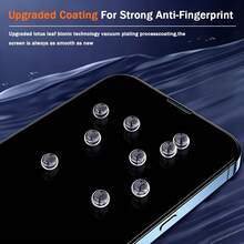 NNBILI 5 buc. folie de protecție ecran din sticlă securizată 9D pentru iPhone X/XS/XR/XS Max/11/12/13/14/15/16/16E/17E/17/Pro Max/Air Series, lucioasă de înaltă definiție, instalare ușoară, rezistentă la zgârieturi, anti-șoc, anti-amprentă - clar - Vizualizare 6