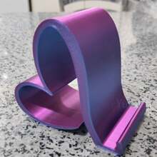 1pc Heart-Shaped Phone Stand, 3D Printed Universal Phone & Tablet Holder, Elegant Multi-Color Desktop Organizer, Suitable For Home, Office, Party Decor, Valentine's Day, Christmas, New Year, Tech Lover Gift, No Power Required - Phone Stand - View 9