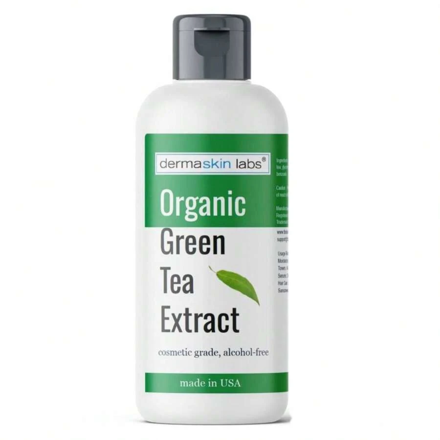 Green Tea Extract Cosmetic Grade, Alcohol Free Natural Skin-Soothing Active For Cosmetics - Organic DIY Skincare Ingredient For Face, Body &Amp; Hair (4 Oz) - White - 查看 1