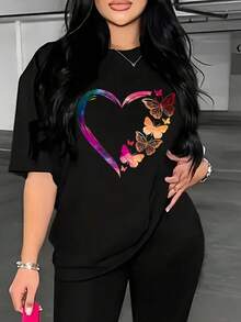T-shirts pour femmes - Noir - Voir 4