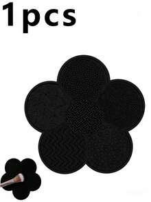 Bộ 5/2 miếng lót làm sạch cọ trang điểm bằng silicon hình hoa, dụng cụ làm sạch cọ trang điểm có giác hút, dụng cụ rửa cọ cầm tay, quà tặng ngày lễ tình nhân, sinh nhật và tiệc tùng. - màu trơn - Xem 12