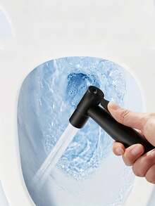 三件套浴室升级套装：手持花洒、坐浴盆喷头和马桶高压清洗机 - 壁挂式，无需用电，家用手持花洒，女士清洁套装，马桶喷枪，浴室马桶增压冲水喷头 - 彩色 - 查看 7