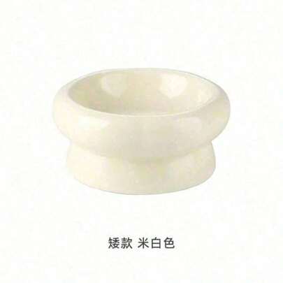 Bát ăn và uống nước bằng gốm sứ cho mèo và chó nhỏ, phụ kiện cho thú cưng, nhiều màu sắc để lựa chọn.