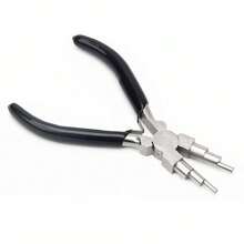 KLONKEE 1-5pcs Jewelry Tool Pliers Set - 6pcs Pliers Including Needle-Nose Pliers, Nylon Pliers, Pointed Pliers, Round Pliers And Wire Cutter, Suitable For Jewelry Repair, Edge Processing And Handmade, Made Of Durable Steel, Ergonomic Design For Comfortable Grip - Jewelry Pliers - View 12
