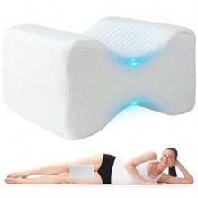 Almohada Ortopédica de Rodilla Memory FoamaAlmohada de Espuma de Memoria Corrección de Postura y Alivio del Dolor para Almohada la Pierna para Piernas y Rodilla con Funda Lavable Forma de H - Forma de H - Ver 1