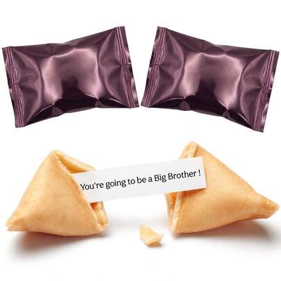 Reveal Rooster Fortune Cookies 2pc Pregnancy Reveal | Big Sister / Big Brother Surprise | Baby Announcement Gift | Family Reveal Idea