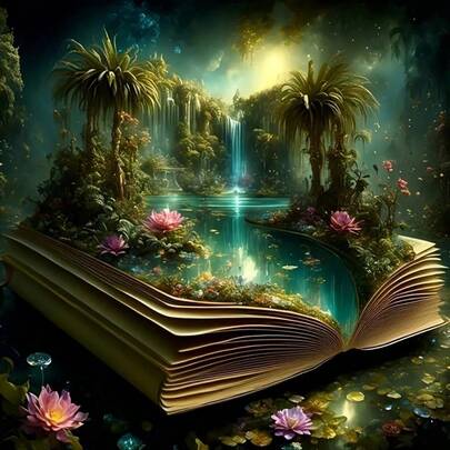 Bộ tranh đính đá 5D hình khối "Khu rừng trong cuốn sách" là một sản phẩm tiết kiệm, độc đáo và sống động, được làm hoàn toàn từ kim cương tổng hợp, phù hợp cho người mới bắt đầu và những người yêu thích thủ công. Đây là một vật trang trí cơ bản cho phòng khách, phòng ngủ, phòng học và các không gian trong nhà khác, đồng thời cũng là một món quà thủ công tuyệt vời dành cho bạn bè và người thân.