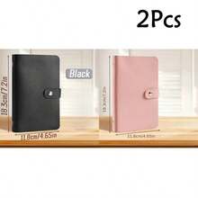 1Pc/2Pcs 2026 New Style Banknote Storage Album, Made Of PU, Can Hold 100 Banknotes, Comes With Banknote Photo, Stamp, Bank Card Storage Album 1pc A6 Extra Large Capacity Cash Storage Book, Includes 50 Best Gifts, Suitable For Various Holidays - Savings Book - View 21