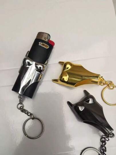 1 chiếc hộp đựng bật lửa hình bikini, phụ kiện móc khóa đựng bật lửa, giá đỡ bật lửa mini, giá đỡ bật lửa bằng kim loại, phù hợp với bật lửa BIC J6 cỡ lớn - Hộp đựng bật lửa thời trang và bền bỉ