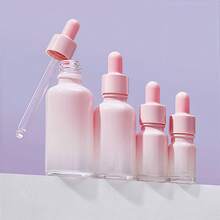 Botella de vidrio portátil de aceite esencial de 5/10/20/30ml | Envases rellenables para suero de cuidado de la piel, cuentagotas, botellas cosméticas divididas, viales vacíos - Multicolor - Ver 9