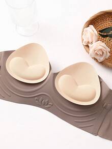 4pcs Thick Sponge Latex Bra Pads, Make Small Bust Look Bigger, Can Be Placed Inside Bra Lining - Multicolor - View 12