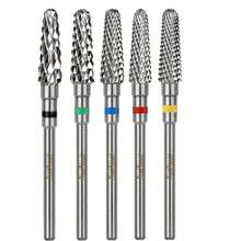 1 pezzo Punta per trapano per unghie in carburo di tungsteno NotNoot - 3/32" affusolata, altamente efficace per rimuovere il gel, adatta per trapano elettrico per unghie, per uso professionale in salone di bellezza e per manicure domestica - Multicolore - Visualizzare 2
