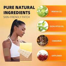 20/40/60片装天然草药热敷贴，持久超强热敷，非电动，适用于缓解背部、膝盖、颈部、肩部、肌肉和关节疼痛 - 均碼 - 查看 6