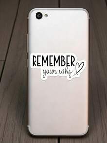 1 miếng dán truyền cảm hứng "Hãy nhớ mục đích ban đầu của bạn" - Hình dán vinyl tạo động lực | Câu nói tích cực, truyền cảm hứng, thích hợp cho máy tính xách tay, bình nước và sổ tay. - Nhiều màu - Xem 8