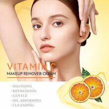 Sáp tẩy trang Vitamin C, làm sạch sảng khoái, dịu nhẹ và không gây kích ứng, tẩy trang hiệu quả cao, ngăn ngừa cặn trang điểm, thành phần làm tươi mát. - Sáp tẩy trang chứa Vitamin C (1 chai) - Xem 5