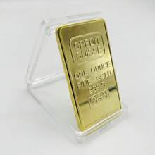 1盎司非磁性瑞士金条，镀金金锭，纪念币，唯一序列号，随机产品ID - 彩色 - 查看 13