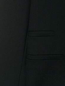 Blazer con cuello alto y decoración de botones, de estilo europeo y americano, para mujer, color negro, de la nueva colección primavera/verano de Camellia - Negro - Ver 11
