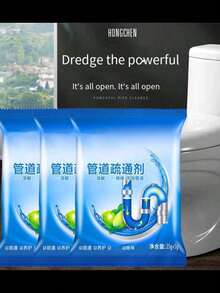 10/30包强力管道疏通剂，快速起效的水槽和排水管清洁剂，适用于厨房水槽、马桶和管道堵塞清除。 - 粉狀 - 查看 3