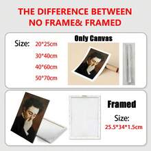 Bộ 3 tranh canvas chủ đề Học viện Bóng tối vui nhộn cho phòng tắm, bộ tranh chân dung phong cách retro, trang trí phòng đẹp mắt, có thể chọn khung, trang trí tường, tác phẩm nghệ thuật kỳ ảo cho phòng tắm/phòng khách/phòng ngủ/văn phòng/ký túc xá, quà tặng cho người yêu nghệ thuật. - 3 cái - Xem 4