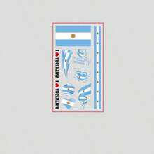 1pc Random Design National Flag Sticker, Suitable For 2026 Football Cup, Sports Events, Fan Parties, DIY - Multicolor - View 3