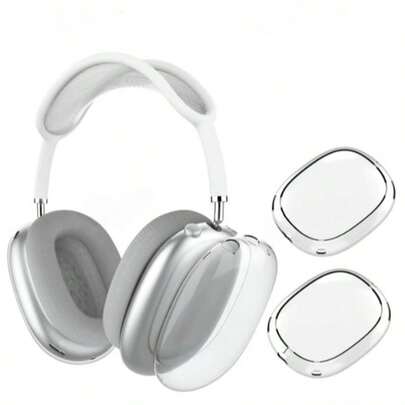 Apple Slime Soft Scratch-Resistant Transparent Protective Case, Compatible With Max, TPU Wireless Shock-Proof Earphone Protective Case