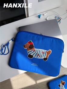 Túi đựng máy tính họa tiết chó xúc xích dễ thương, túi bên trong đựng máy tính 10/13/15 inch và vỏ bảo vệ máy tính bảng. - Xem 17