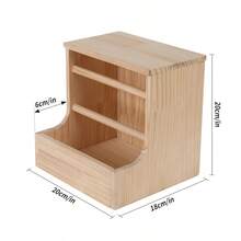 Wooden Guinea Pig Hay Feeder, Rabbit Hay Rack, Chinchilla Hay Rack, Rabbit Food Dispenser, Rabbit/Guinea Pig/Chinchilla Hay Feeder Accessories - View 14