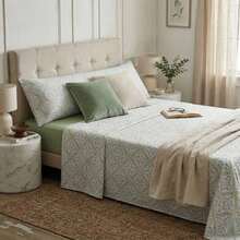 Sheet Sets With Pillowcases - Green - View 7