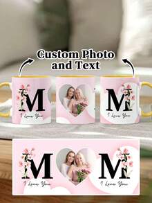 1pc 11oz/15oz Custom Mother's Day Mug, Personalized With Photos And Text, A Unique Gift For Mom - Style 2 - View 20