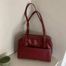Korean Style Large Capacity Single Shoulder Women's Bag Versatile Vintage Underarm Bag Autumn 2026 New Arrival Tote BagSummer Beach Bag For Women,  Purses And Bags - Màu nâu - Không có mặt dây chuyền - Xem 6
